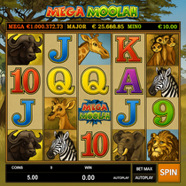 Slotuna - Mega Moolah Slot Game